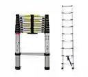 Escalera Portátil Telescópica 3.8 Metros Aluminio Plegable
