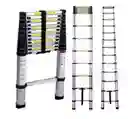 Escalera Portátil Telescópica 3.8 Metros Aluminio Plegable