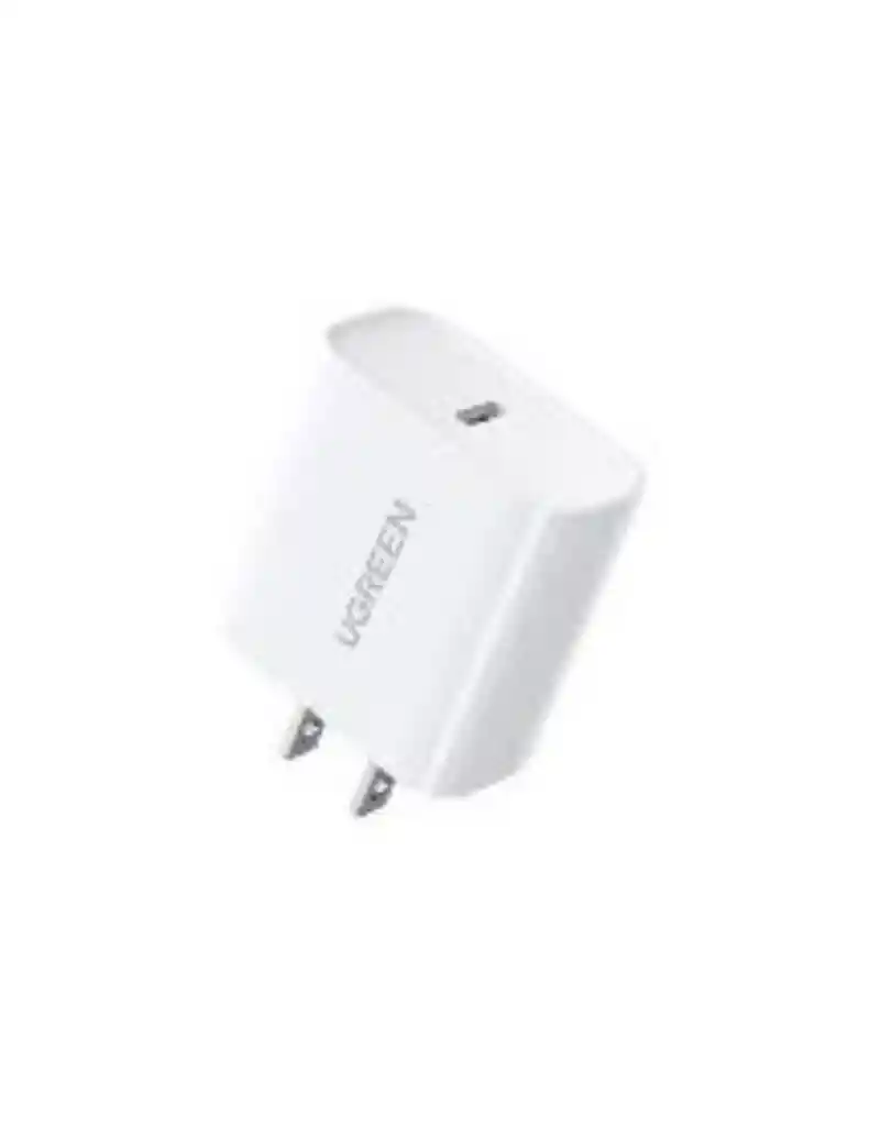 Cargador Ugreen Usb-c Blanco 20w Pd Rápido (70226 )