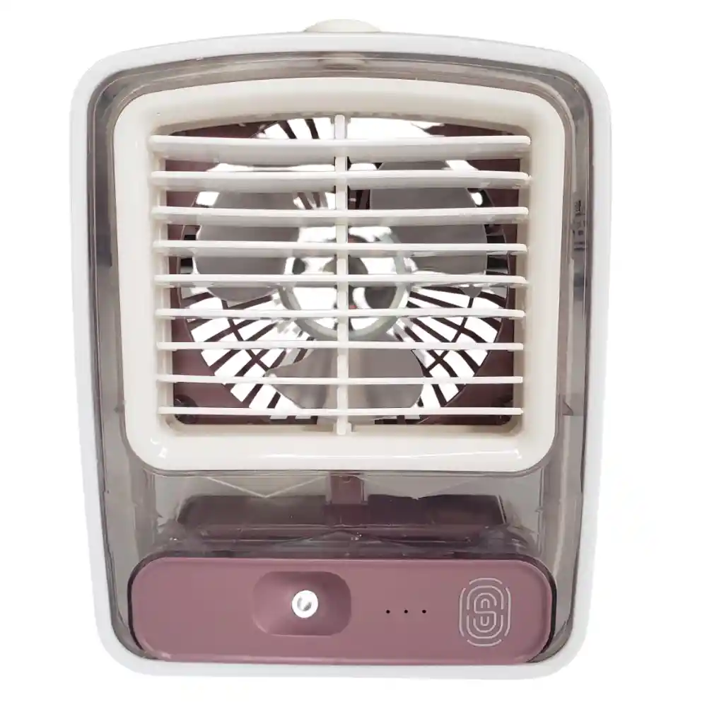 Ventilador Humificador Portatil De Escritorio Refrigerado Por Agua