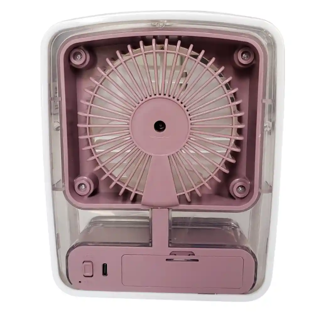 Ventilador Humificador Portatil De Escritorio Refrigerado Por Agua