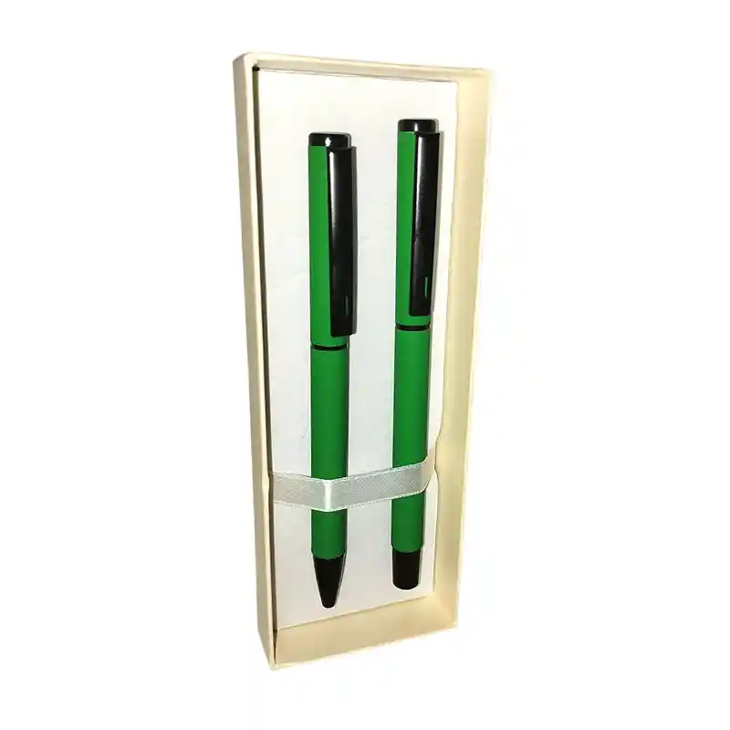 Bolígrafo De Lujo Shine Retractil. 1.0 Negro X2 Und