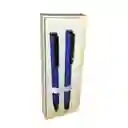 Bolígrafo De Lujo Shine Retractil. 1.0 Negro X2 Und