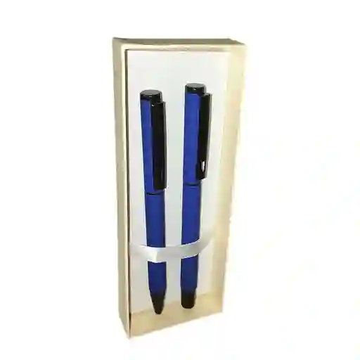 Bolígrafo De Lujo Shine Retractil. 1.0 Negro X2 Und