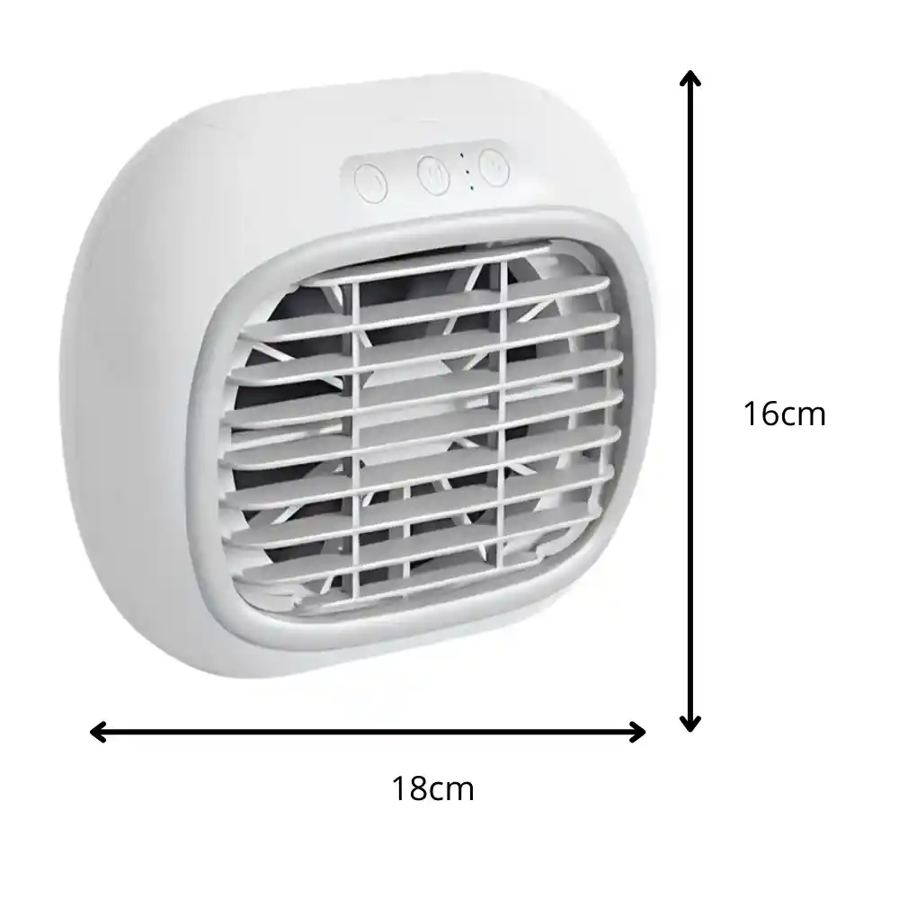 Ventilador Humificador De Mesa Pequeño Con Aire Acondicionado