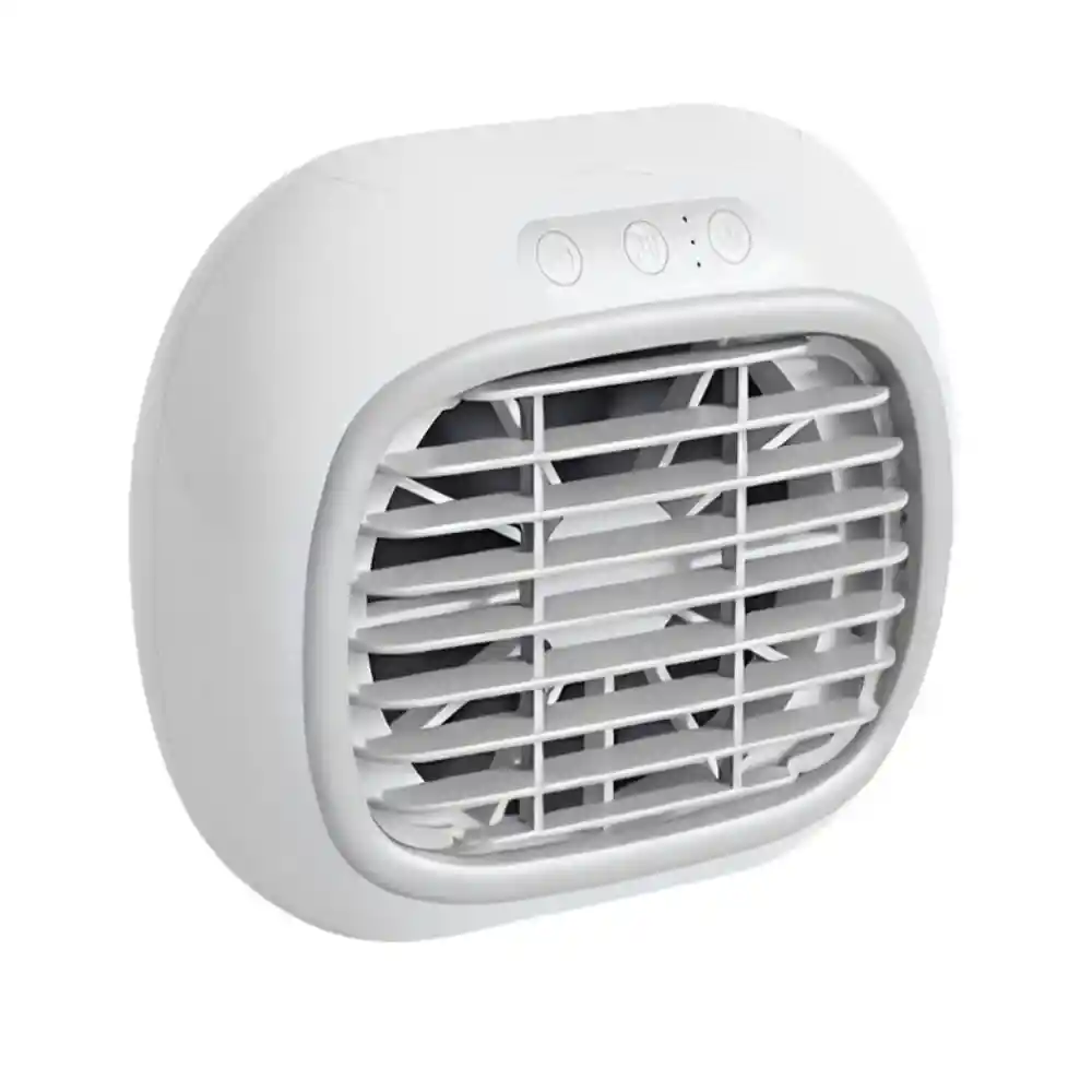 Ventilador Humificador De Mesa Pequeño Con Aire Acondicionado