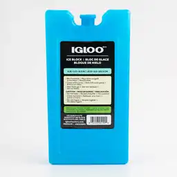 Sustituto Hielo Igloo Bloque Mediano Azul Plastico
