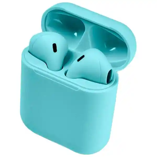 Audífonos Inalámbricos Bluetooth Inpods 12 Azul Claro