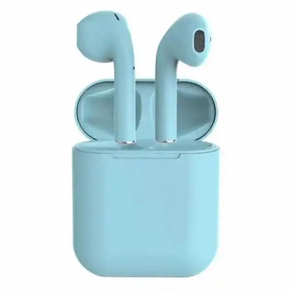 Audífonos Inalámbricos Bluetooth Inpods 12 Azul Claro