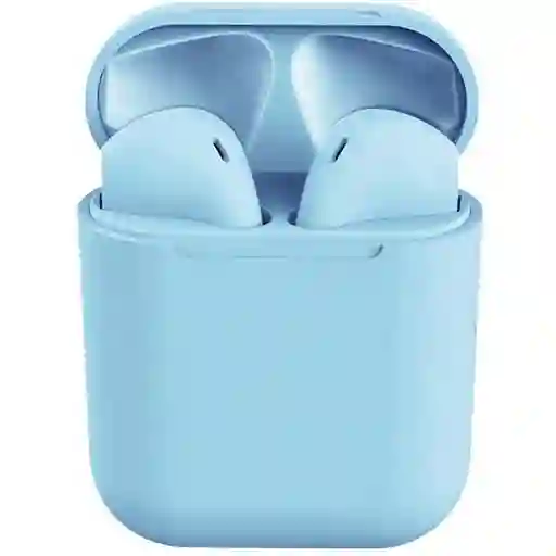 Audífonos Inalámbricos Bluetooth Inpods 12 Azul Claro