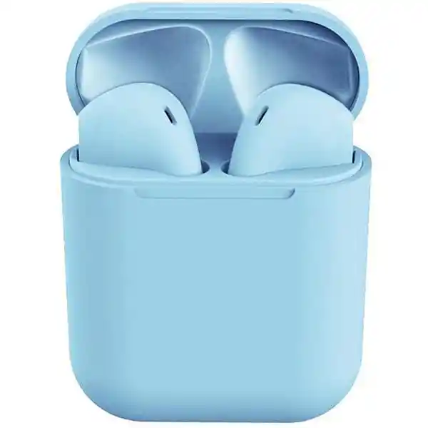 Audífonos Inalámbricos Bluetooth Inpods 12 Azul Claro