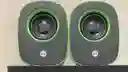Altavoz Subwoofer Negro-verde 2.1 Ch Con Salida De Audio Conector Aux 3.5mm Altavoz Estéreo Usb Power 5w + 3wx2