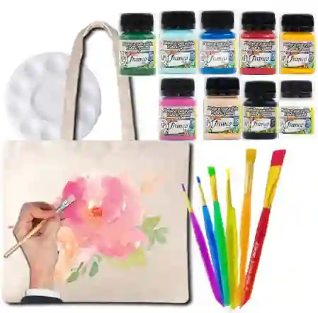 Tote Bag Kit De Pintura Tote Bag Color Natural