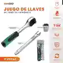 Juego De Herramienta Manual Copas Rachet Extensor 12 Pz Chrome Vanadium Germany Innovo