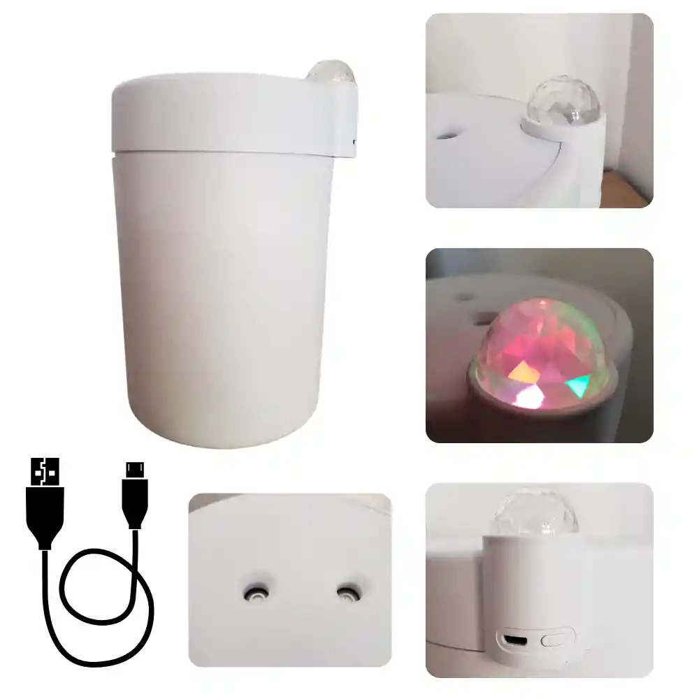Humificador H20 Led De 2.5 Litros
