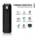 Termo Botella Portátil Conserva Temperatura Digital Led Acero Inoxidable Flask Innovo Negro