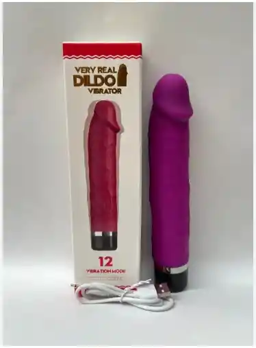 Vibrador Realista Recargable (12 Modos De Vibracion)