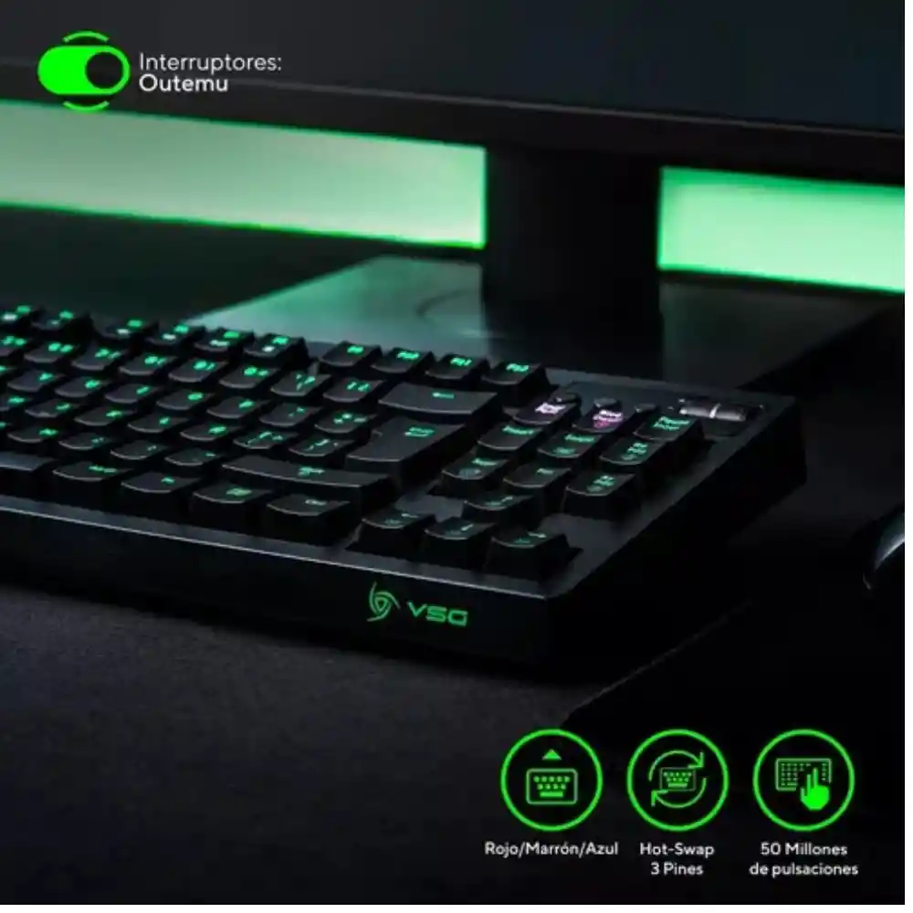 Teclado Mecanico Quasar Rgb White Idioma Español Latinoamérica Color Del Teclado Azul