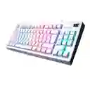 Teclado Mecanico Quasar Rgb White Idioma Español Latinoamérica Color Del Teclado Azul