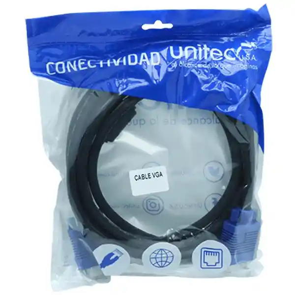 Cable Vga De 3 Metros Unitec