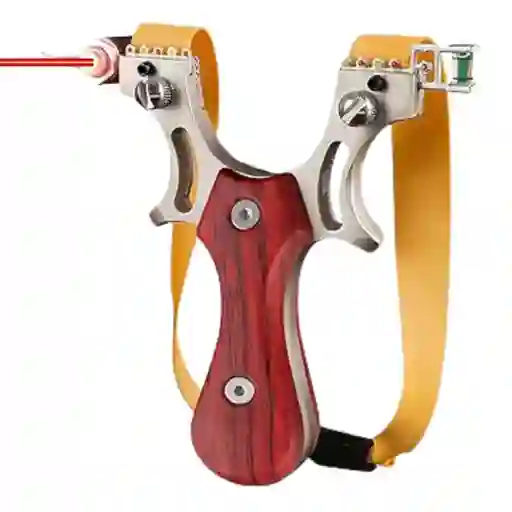 Cauchera Resortera Profesional Lanzador Con Laser Mn002