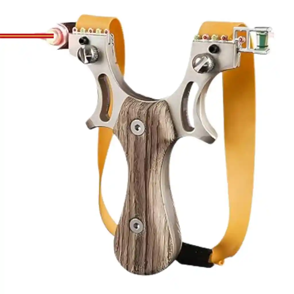 Cauchera Resortera Profesional Lanzador Con Laser Mn002