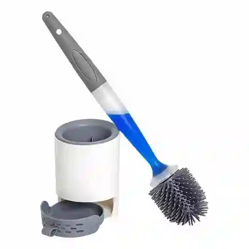 Cepillo Para Inodoro Con Dosificador Jabón