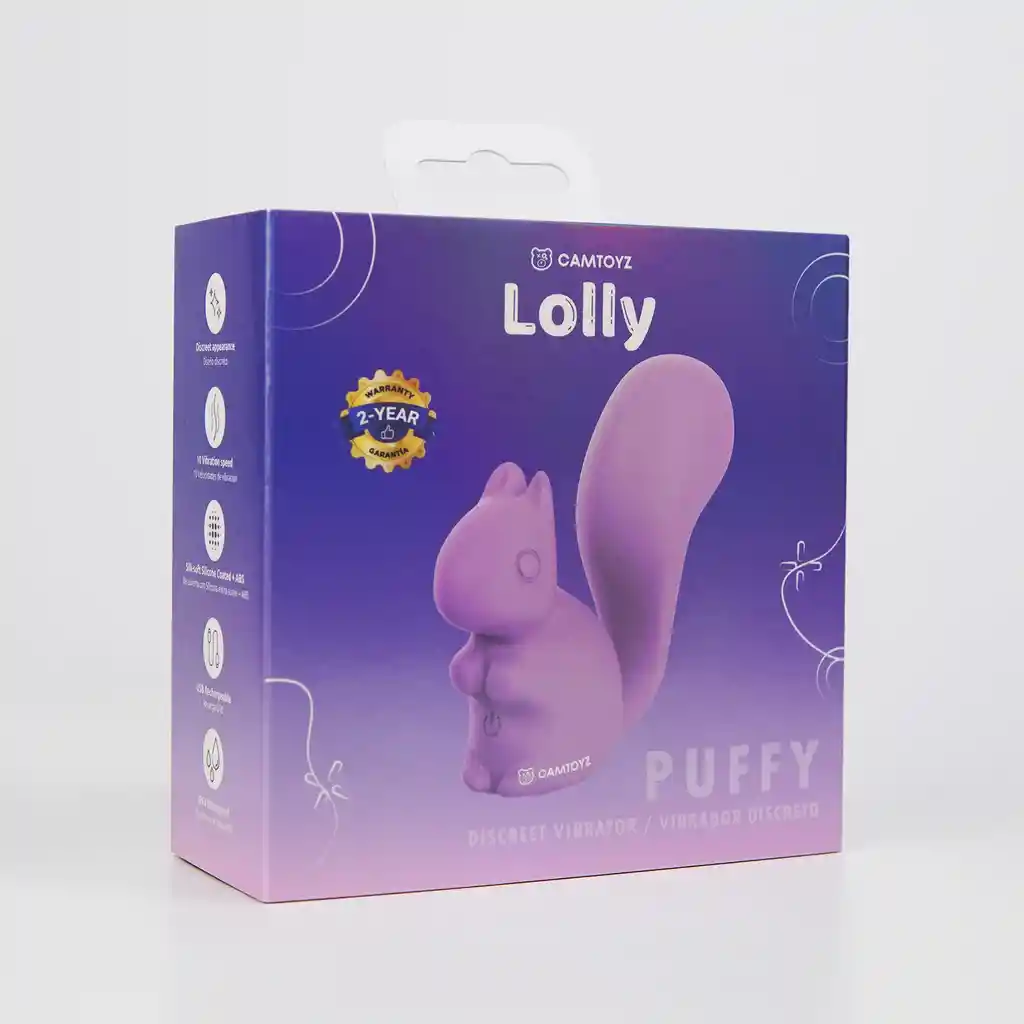Puffy Vibrador Discreto Para Zonas Erógenas Lolly Camtoyz