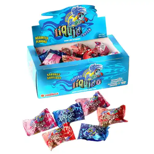 Chicle Agogo Centro Liquido X3unid