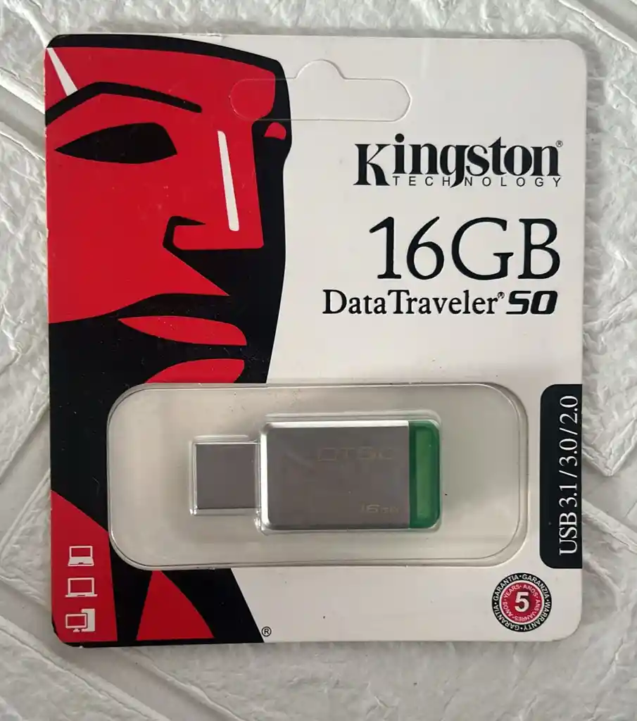 Memoria Usb Kingston Dt50 16gb .