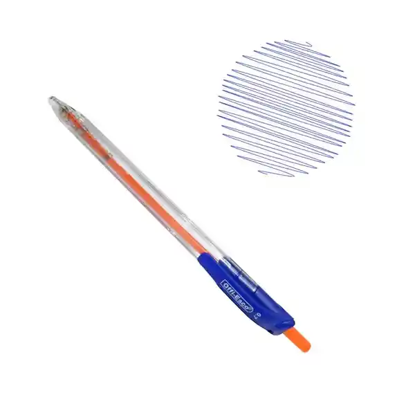 Esfero Azul Retractil 0.7 O 1.0mm Unidad