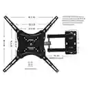 Base / Soporte Giratoria Para Televisor Ajustable De 14 A 55 Pulgadas Max 50 Kg