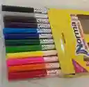 Marcadores O Plumones Norma Lavables X12