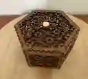 Caja De Madera Hexagonal 4