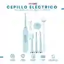 Cepillo Dental Ultrasonic Recargable Con Accesorios Limpieza Profunda Innovo Azul