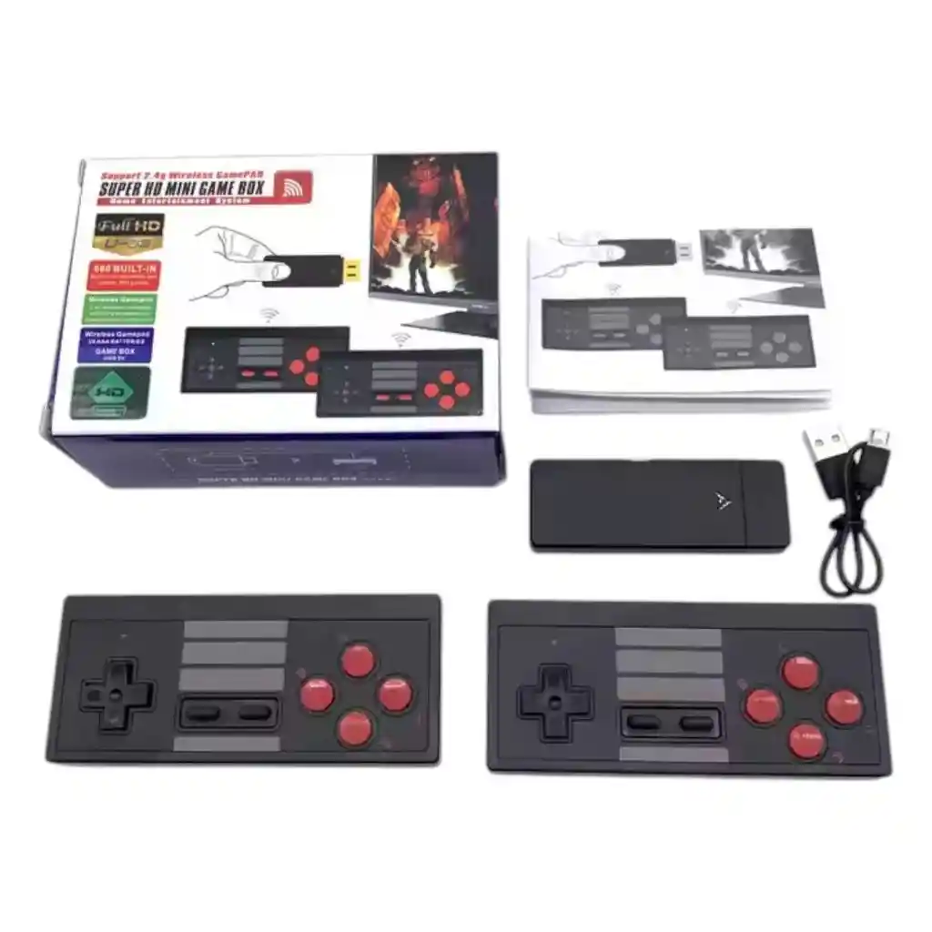 Consola Mini Retro Hdmi Tv Juegos Clasicos Pura Diversion