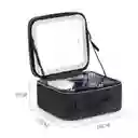 Cosmetiquera De Maquillaje Con Espejo Led Portatil