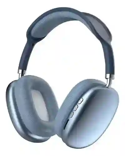 Diadema Audifonos Bluetooth P9 Pro Max Air Sound Mega Bass Innovo Azul