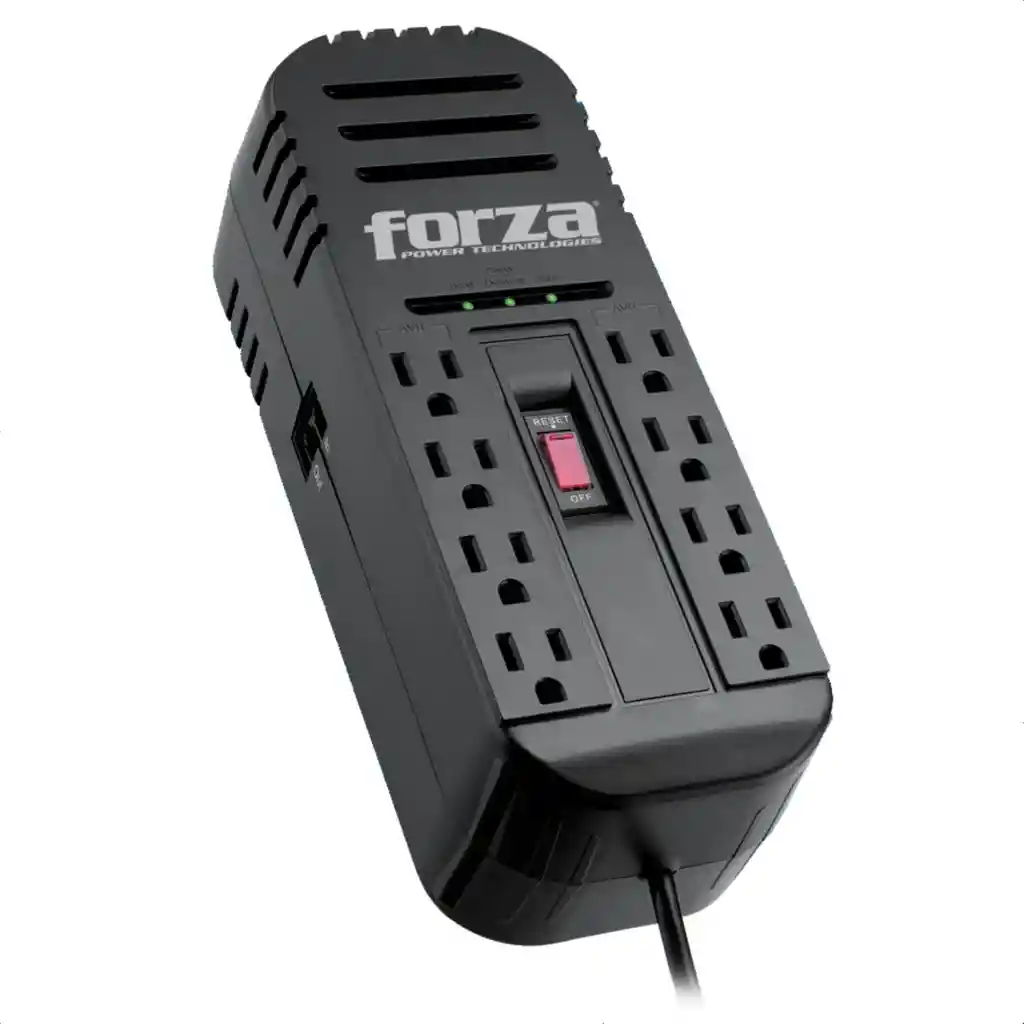 Regulador De Voltaje Automático Forza 2200va/1100w - 8 Tomas