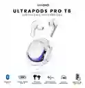 Audifonos Ultra Pods Pro Bluetooth Water Proff Indicador De Carga Luces Rgb Blanco