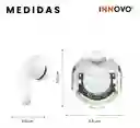Audifonos Ultra Pods Pro Bluetooth Water Proff Indicador De Carga Luces Rgb Blanco