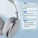 Diadema Audifonos Bluetooth P9 Pro Max Air Sound Mega Bass Innovo Blanco