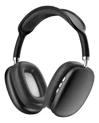 Diadema Audifonos Bluetooth P9 Pro Max Air Sound Mega Bass Innovo Negro