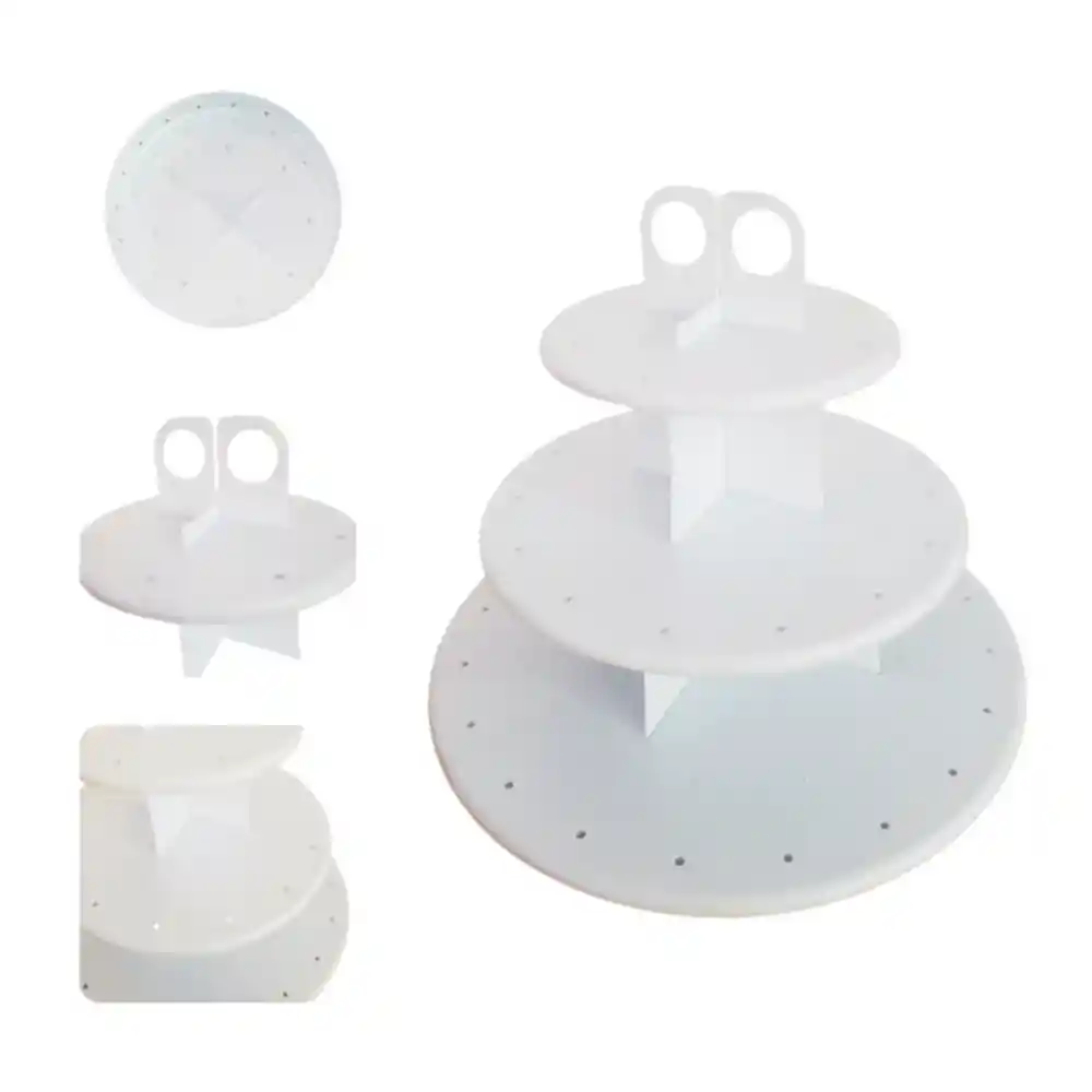 Soporte Para Cupcakes De 3 Niveles