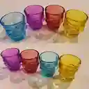 Copas Copa Shot Calavera Multicolor - Cráneo X 6 Unidades