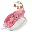 Silla Mecedora Vibradora Y Musical Para Bebé 2 En 1 Rosada