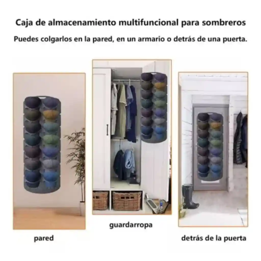 Organizador De Gorras Colgante