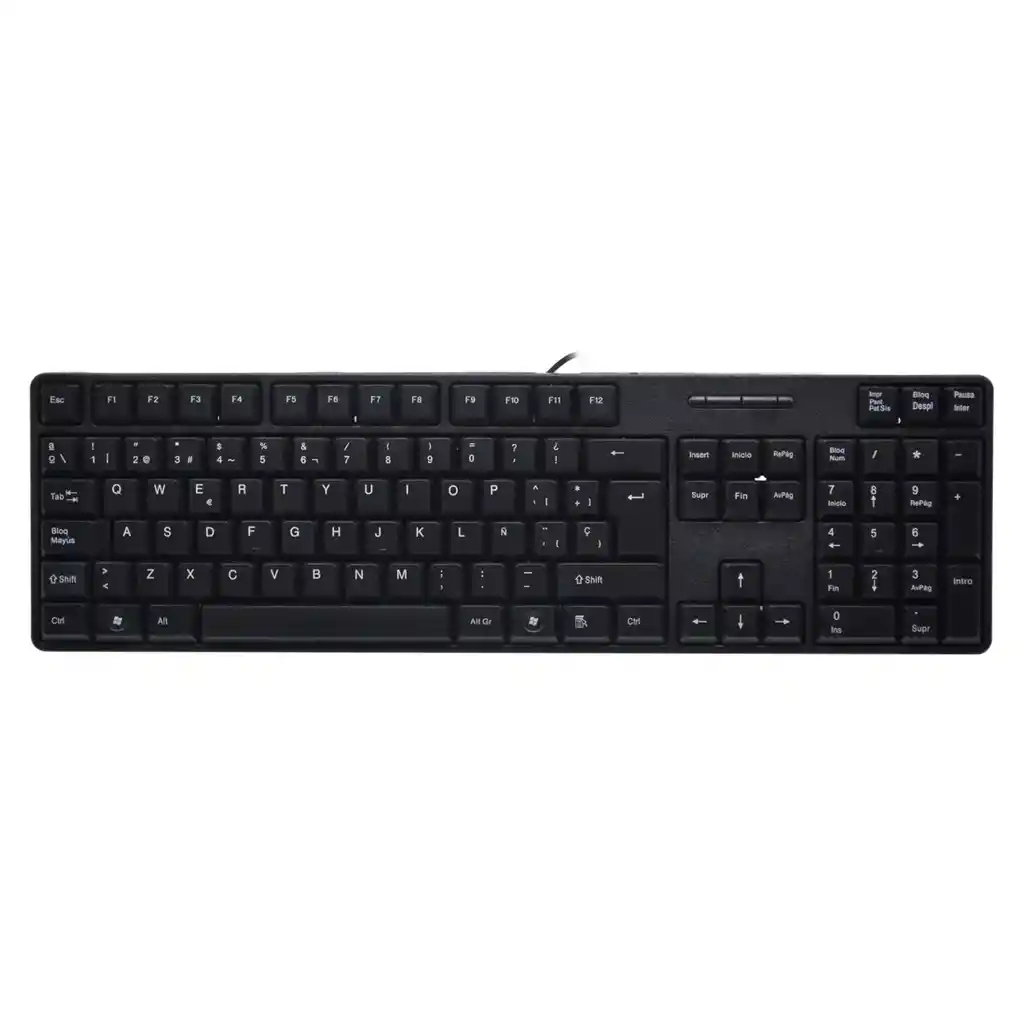 Teclado Multimedia Usb Para Pc En Español Letra Ñ (tj-818)