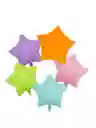 Globos Estrellas Color Pastel Decoración Fiestas X5und