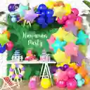 Globos Estrellas Color Pastel Decoración Fiestas X5und